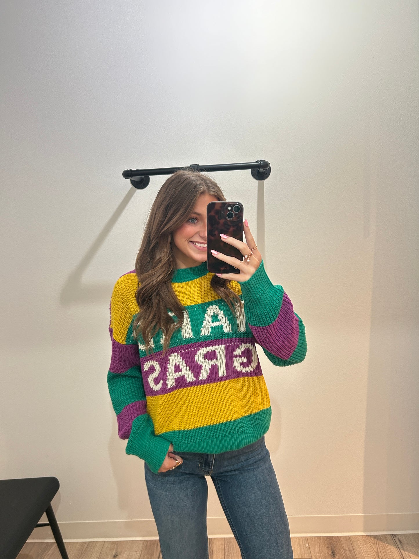The Mardi Gras Sweater
