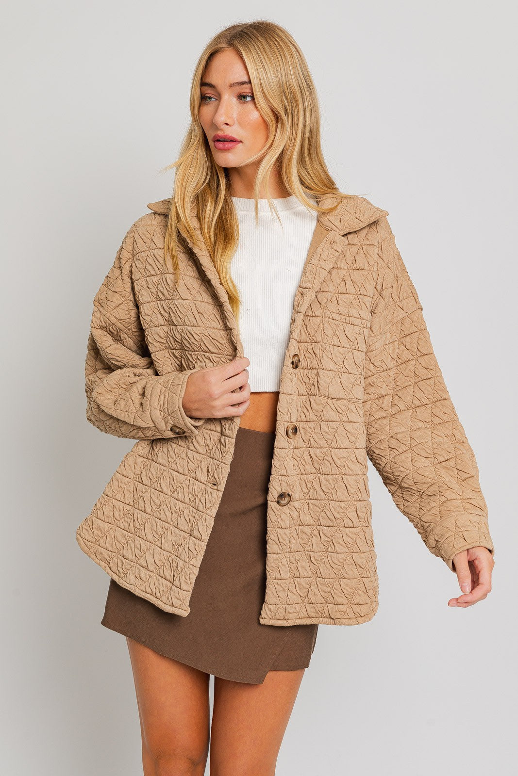 Annie Quilted Shacket