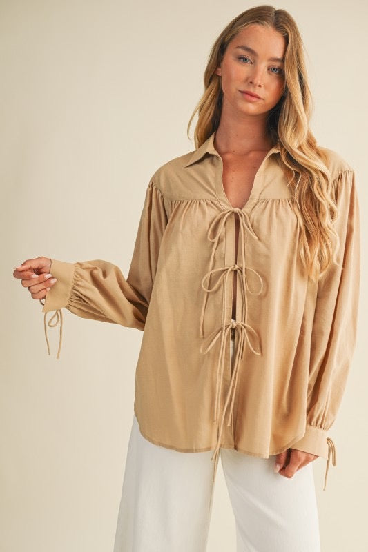 Anna Tie Top
