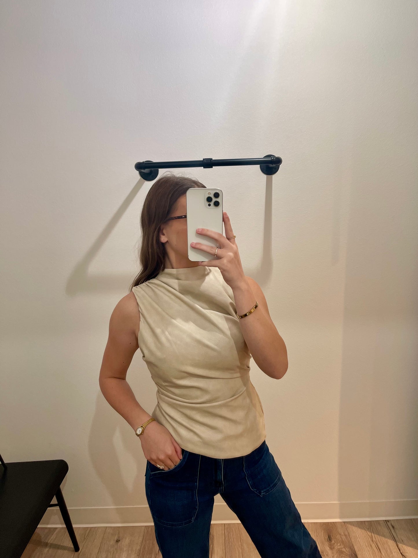 Lilly Leather Top