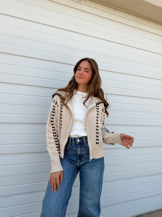 Willa Zip-up Cardigan