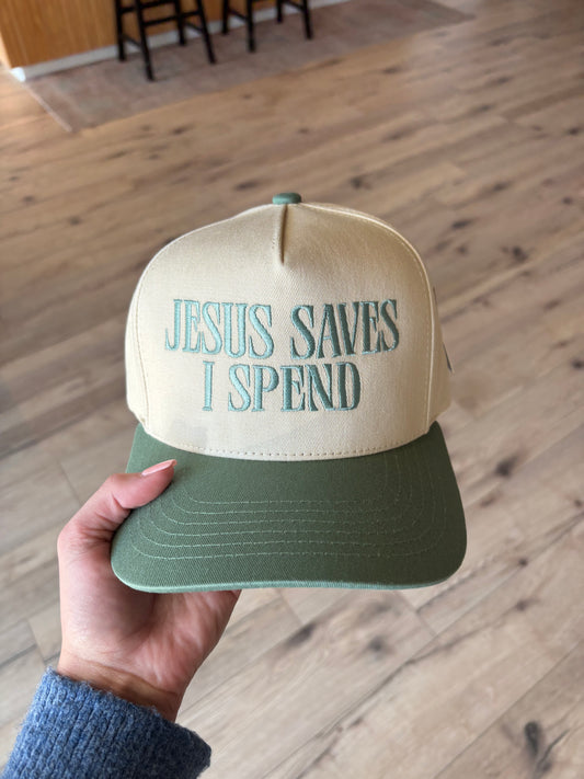 Jesus Saves, I Spend Hat