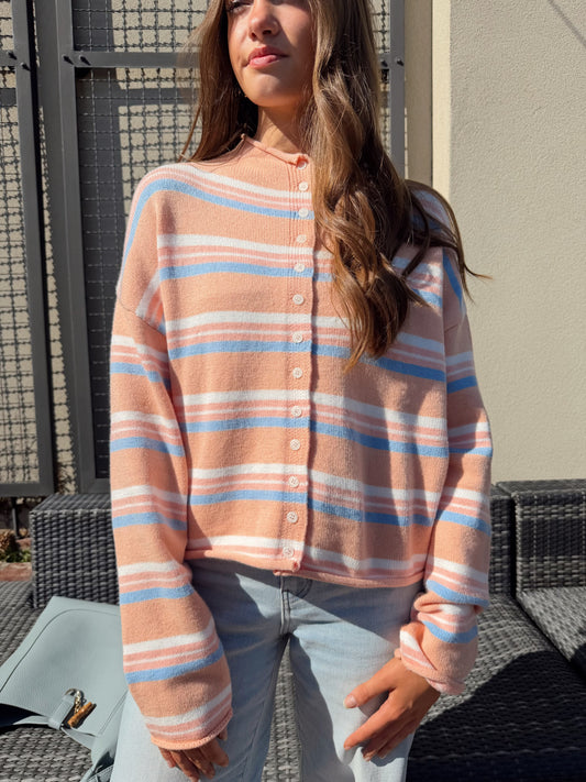 The Sunny Stripe Cardigan