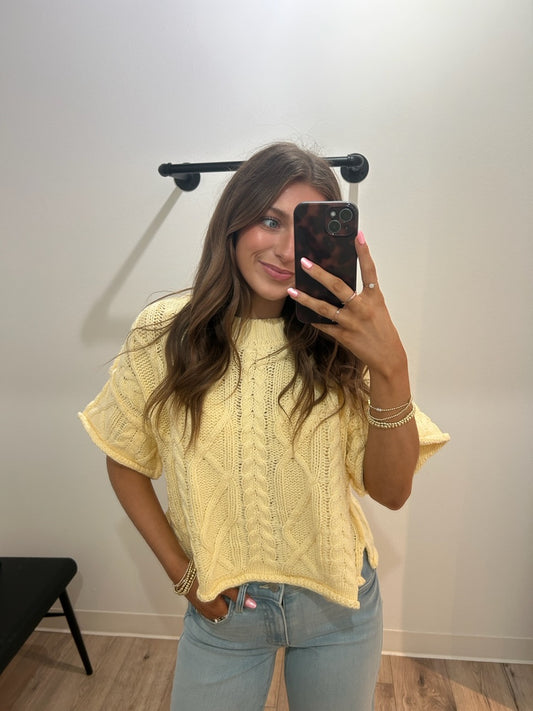 Bella Sweater - Yellow