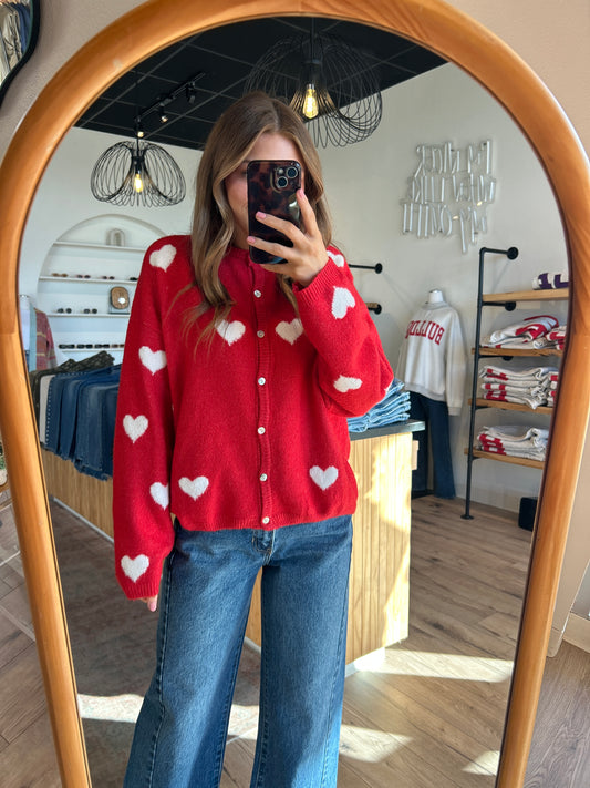 Hearts Cardigan
