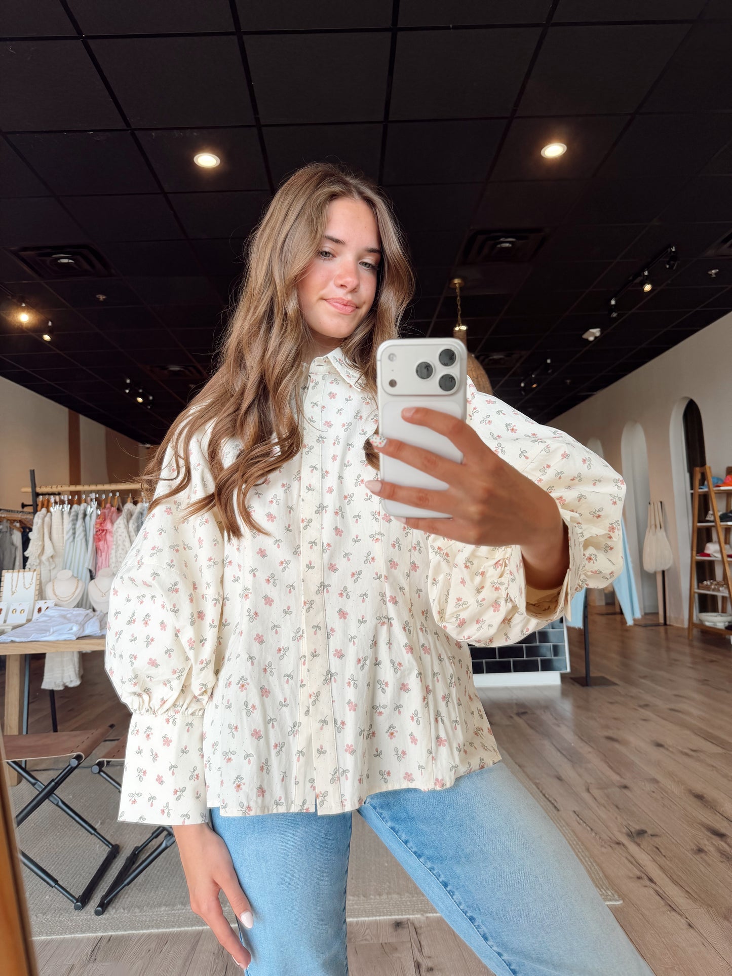 Bloom Top - Floral