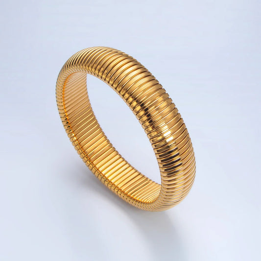 Gold Coil Bangle