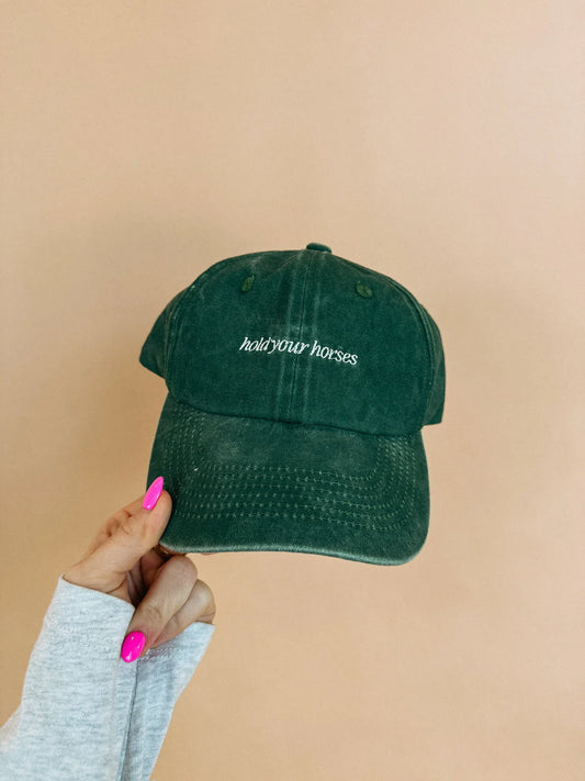 Hold your horses hat