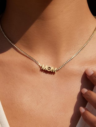 MOM Pendant Necklace