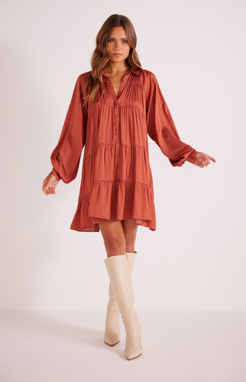 Hannah Tiered Mini Dress