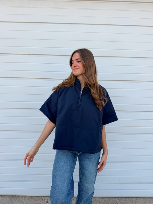 Paris Poncho Puffer