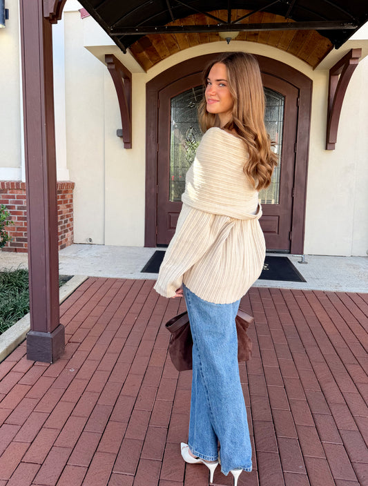 Carmen Off Shoulder Sweater