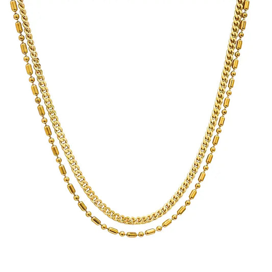 BG Double Barrel Necklace