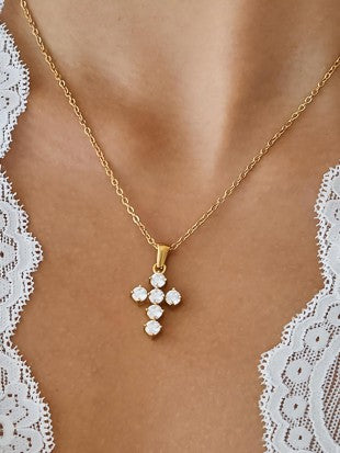 Raia Cross Necklace