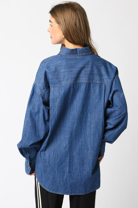 Southern Nights Denim Top