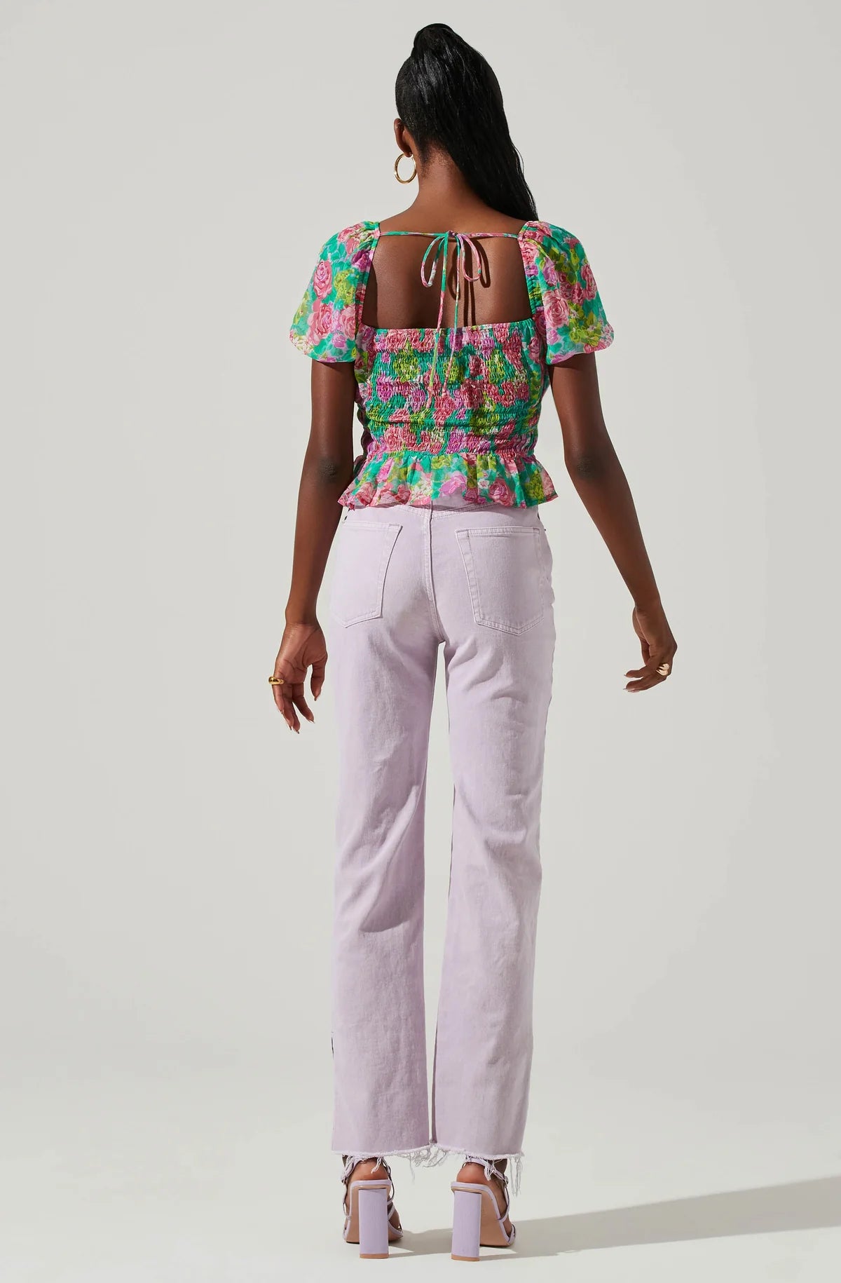 Leigh Floral Top