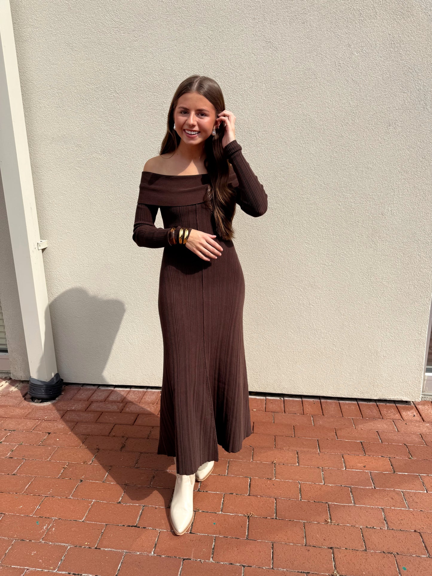 Anya Dress- Chocolate