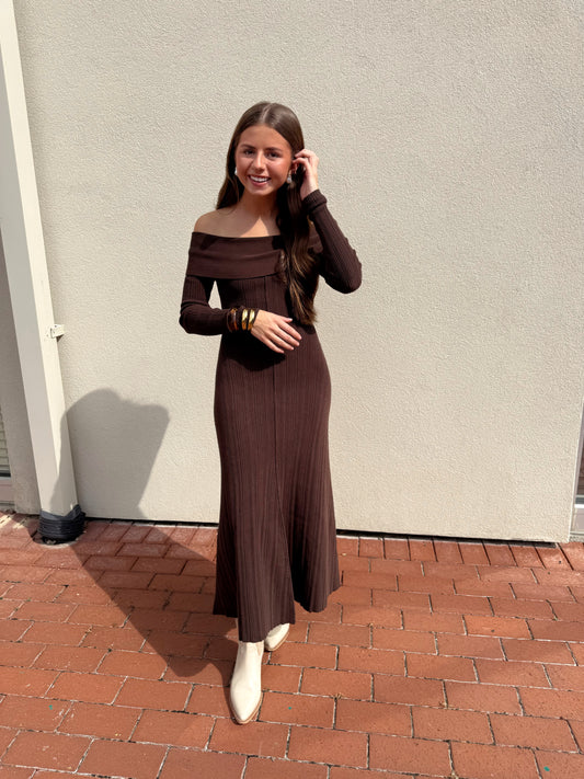 Anya Dress- Chocolate