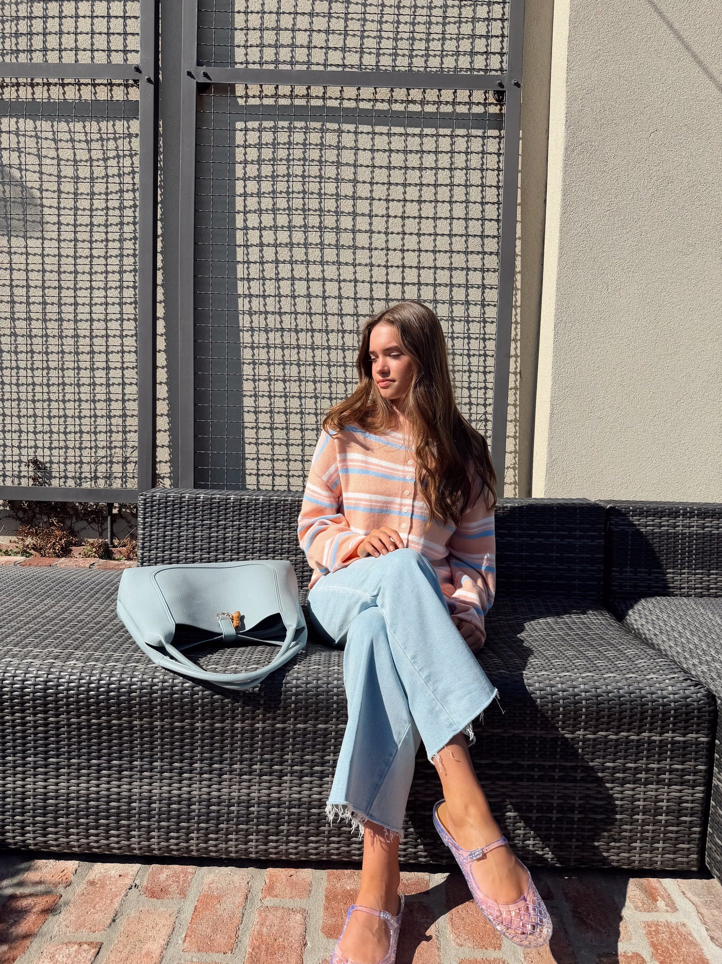 The Sunny Stripe Cardigan