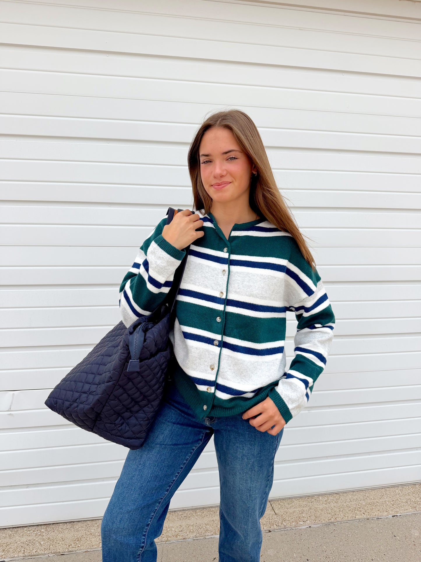 Savannah Striped Cardigan