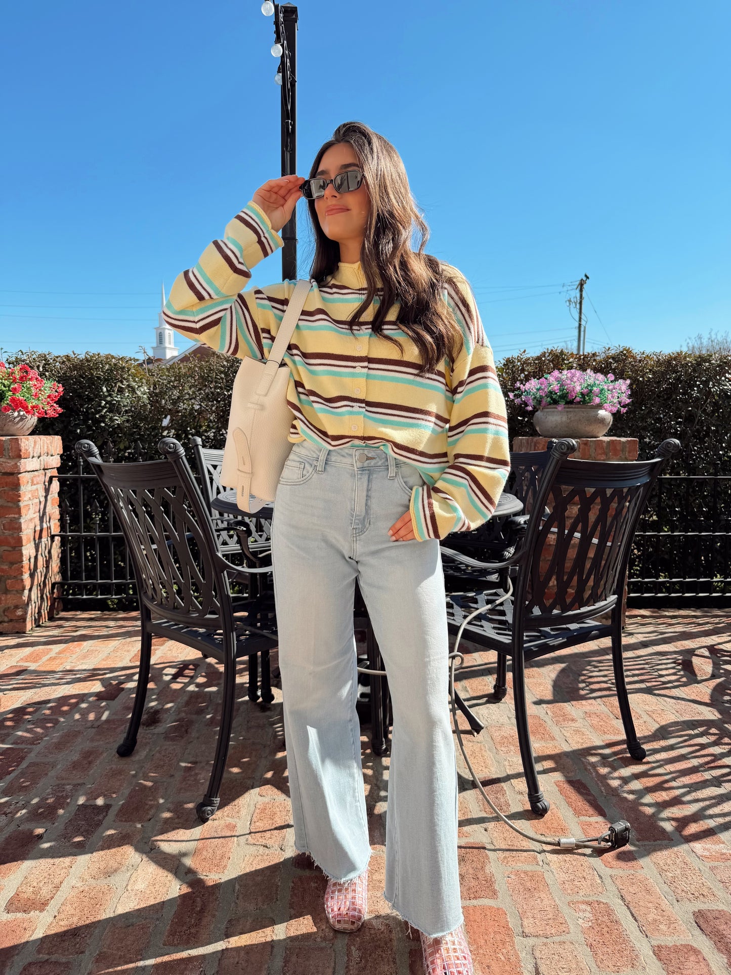 The Sunny Stripe Cardigan
