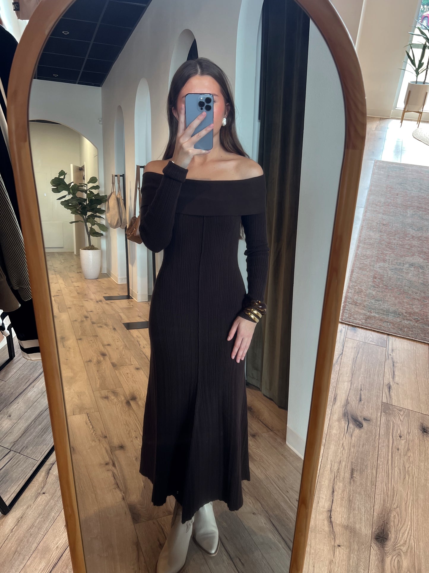 Anya Dress- Chocolate