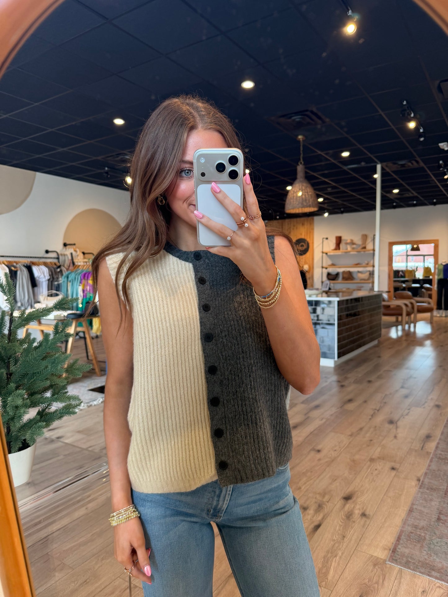 Natalee Top - Neutral