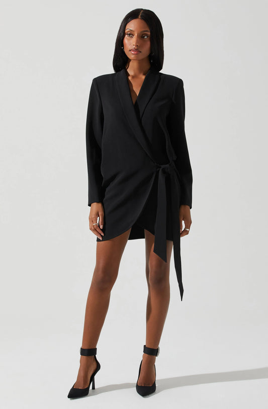 Graciela Wrap Blazer Mini Dress