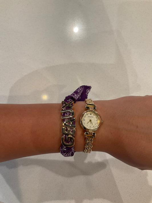 LSU Bandana Bracelet