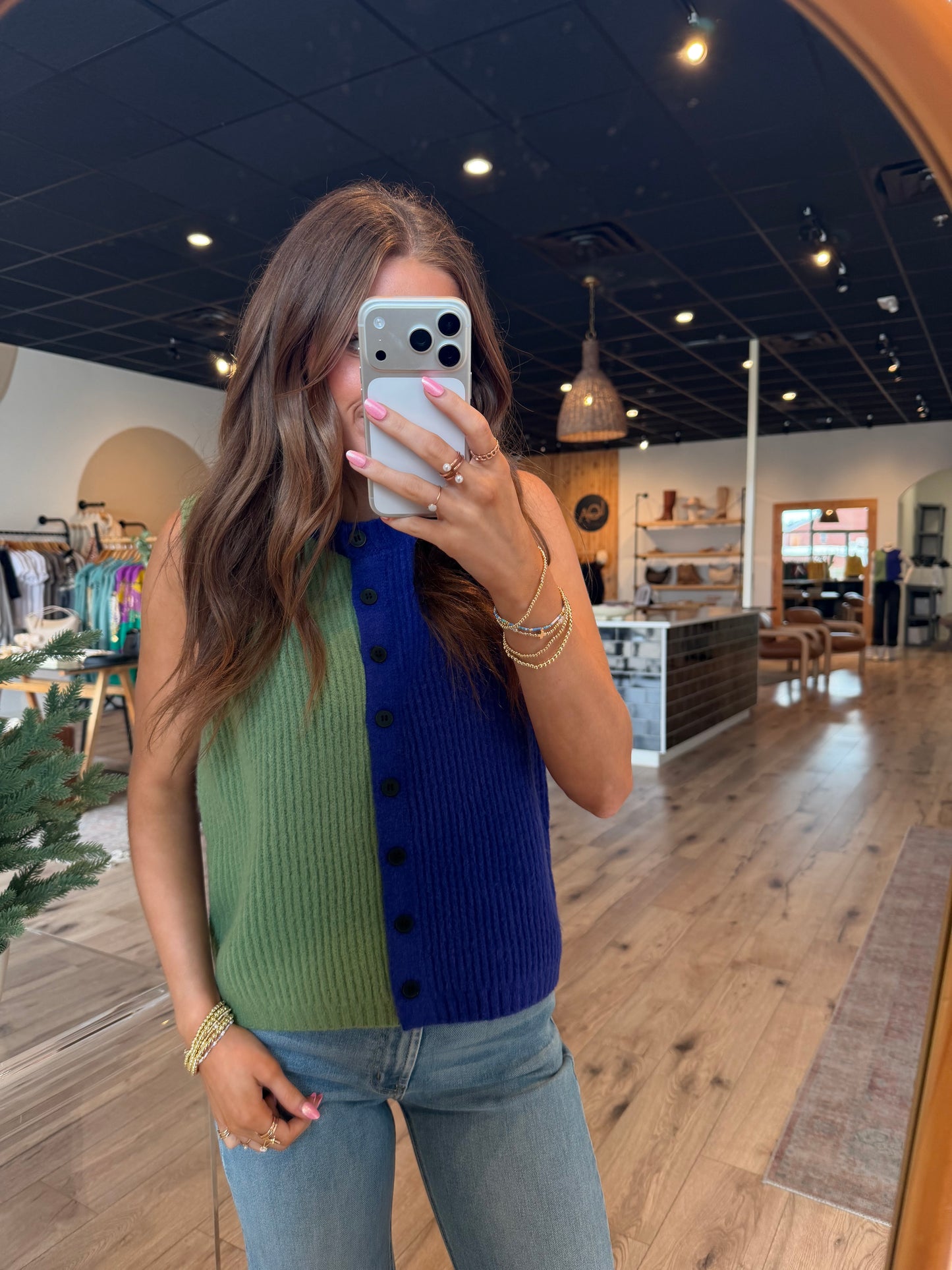 Natalee Top - Blue
