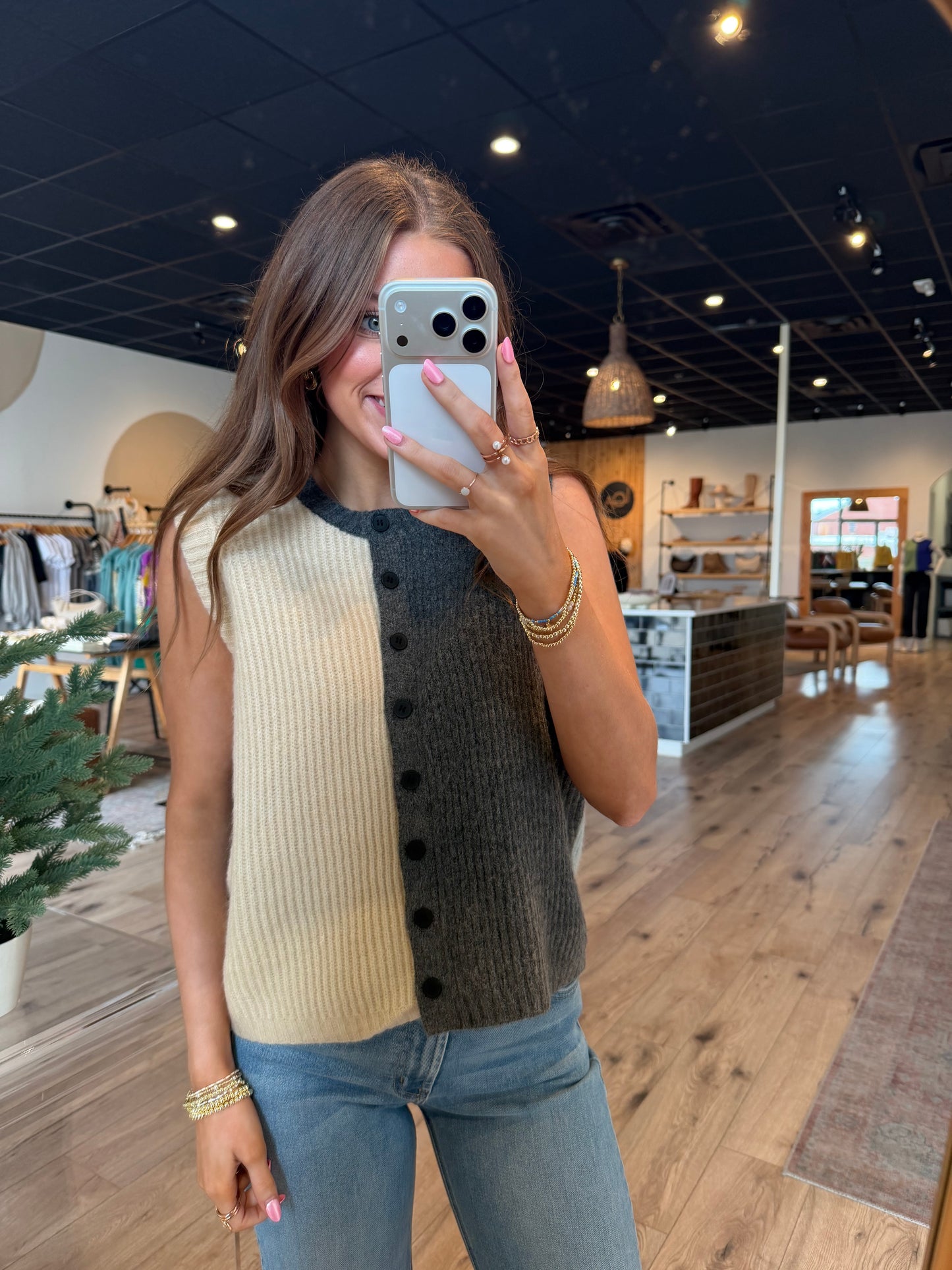 Natalee Top - Neutral
