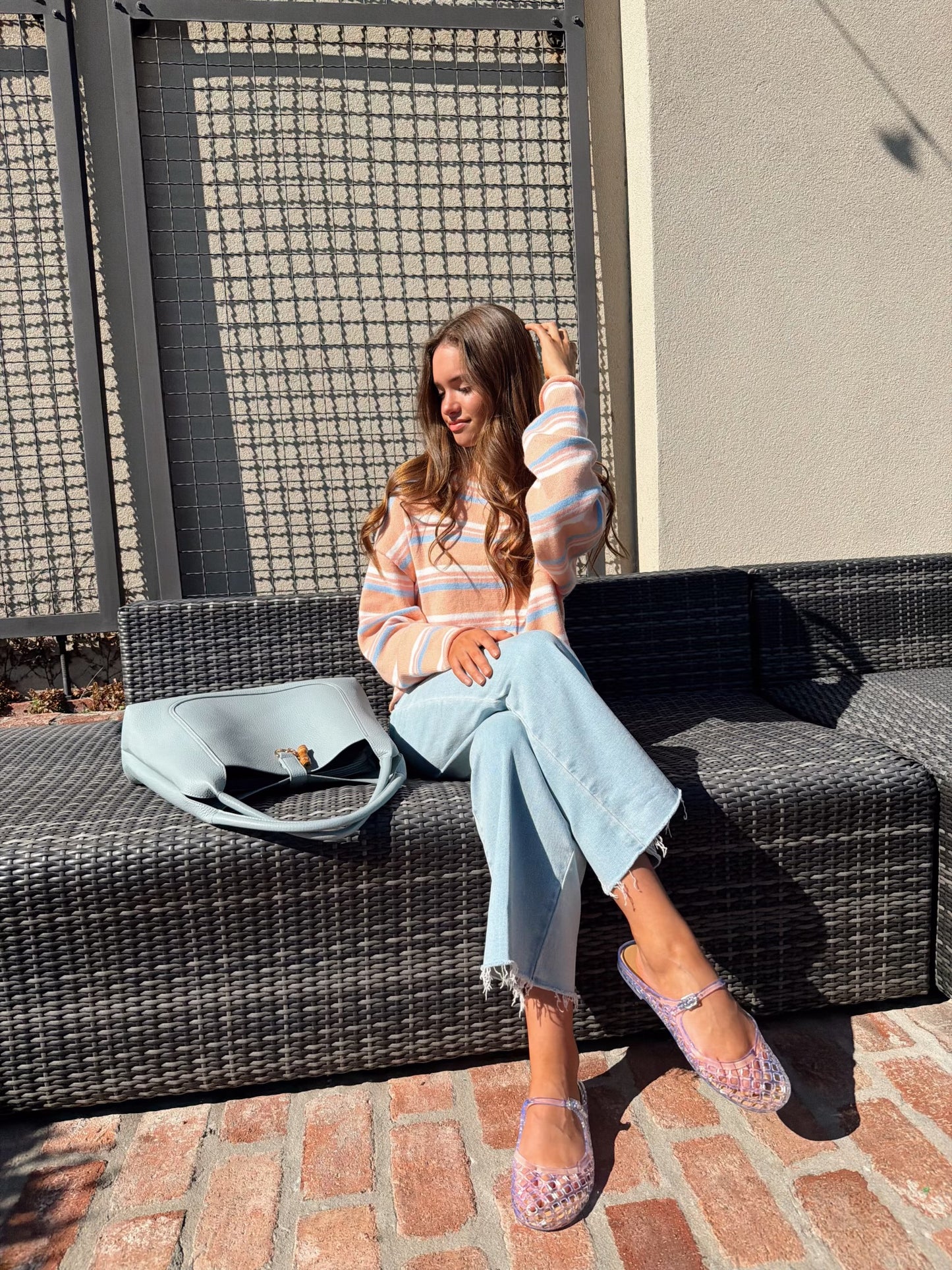 The Sunny Stripe Cardigan