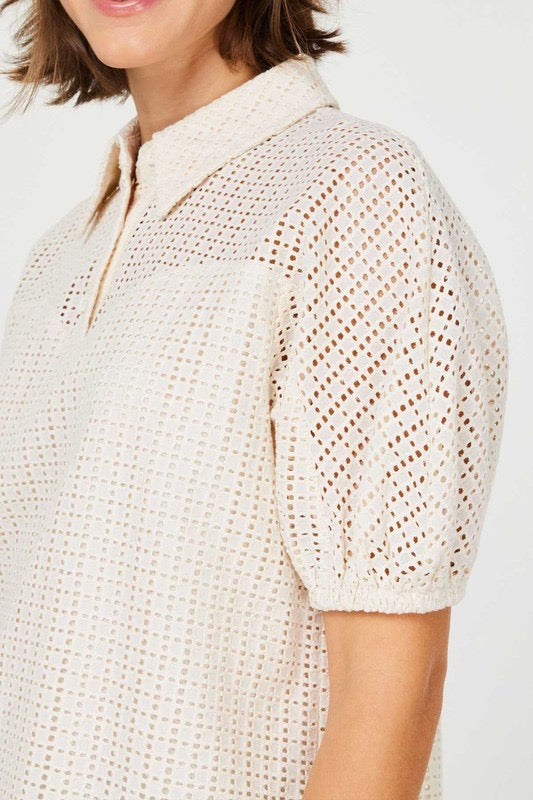 Carlee Crochet Blouse