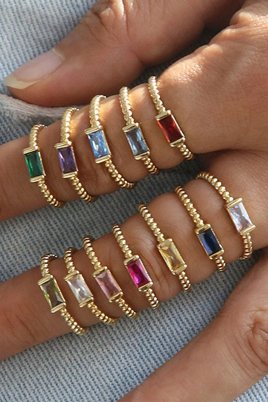 Birthstone Ring