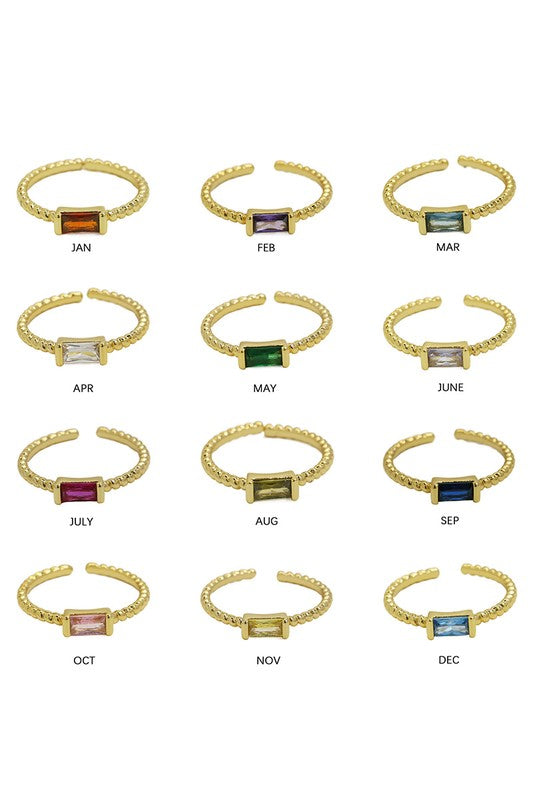 Birthstone Ring