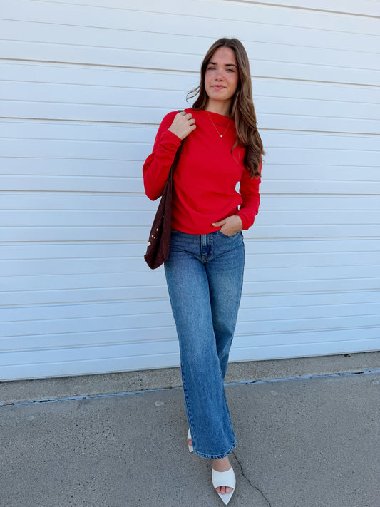 Candy Apple Sweater