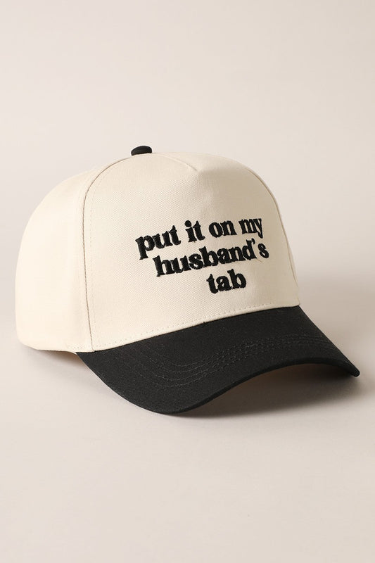 Put It On My Husband's Tab Cap