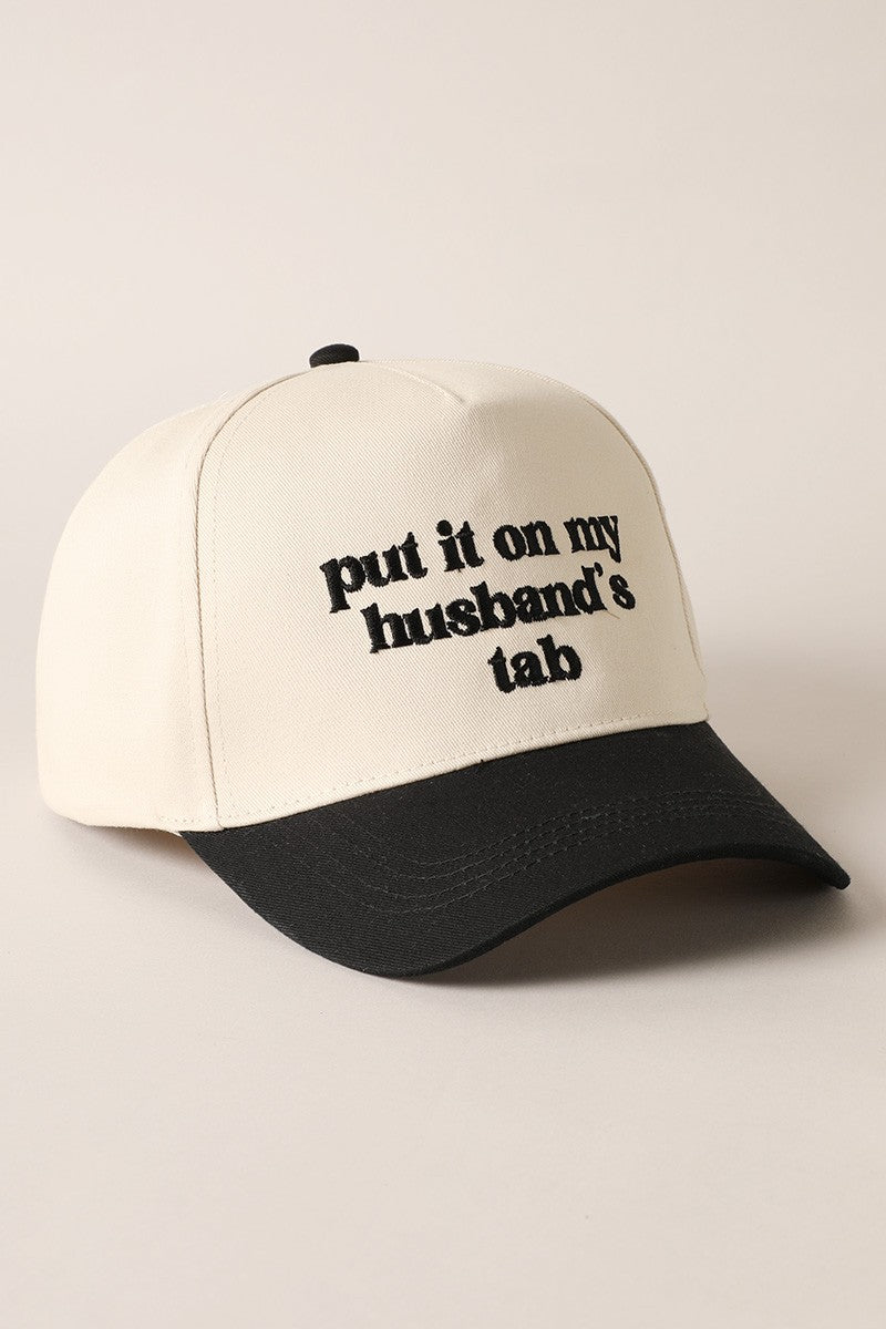 Put It On My Husband's Tab Cap