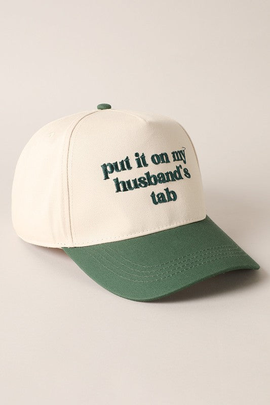 Put It On My Husband's Tab Cap