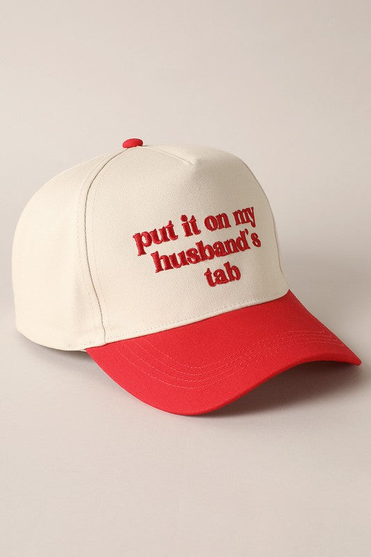 Put It On My Husband's Tab Cap