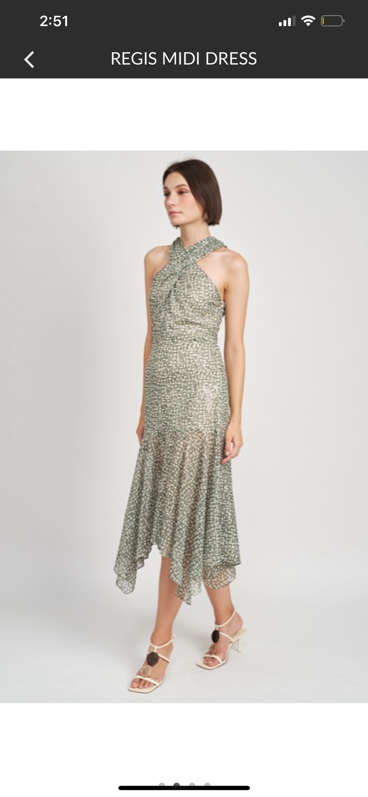Paisley Halter Dress