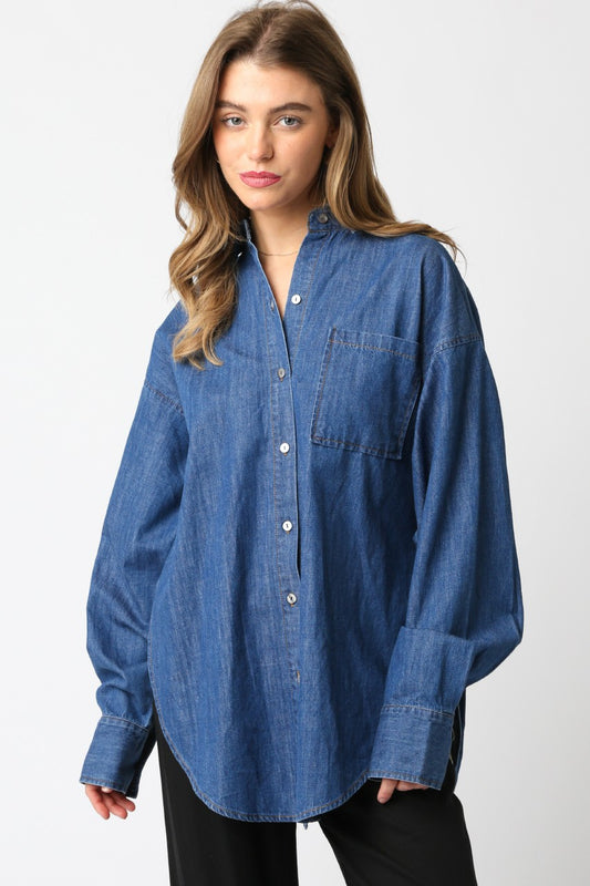 Southern Nights Denim Top