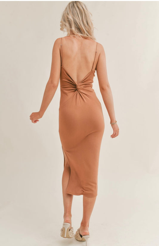 Cinnamon Spice Midi Dress