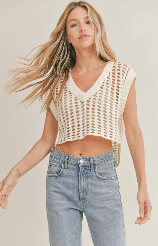 Lexa Knit Sweater Vest