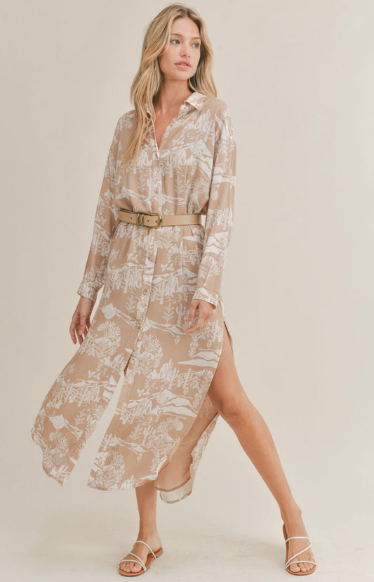 Desert Vibes Shirt Dress