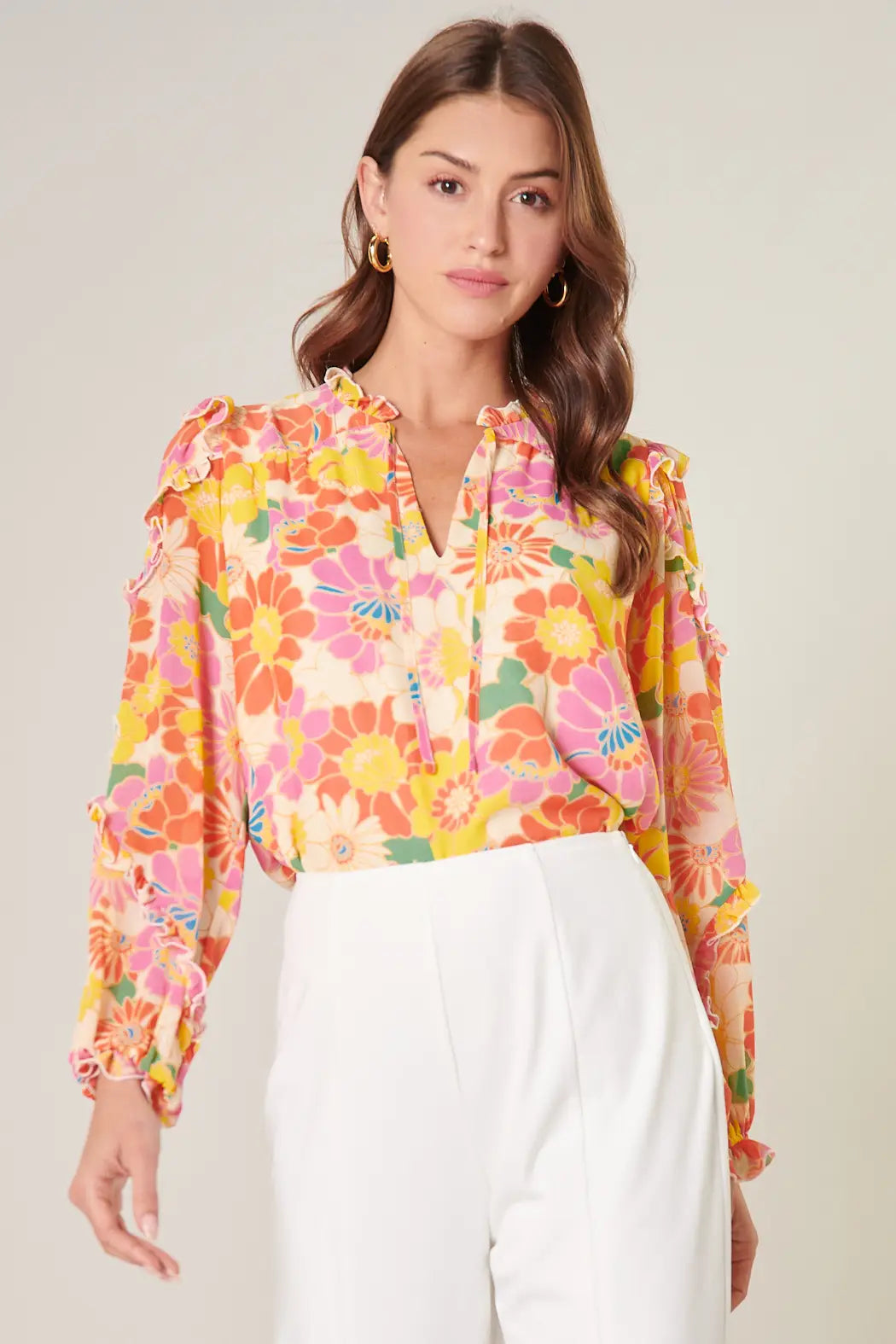 Zippy Tropical Blouse